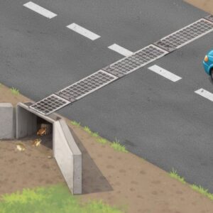 Fauna tunnel voor zoogdieren en Amfibieën, zorg voor een oversteekplaats