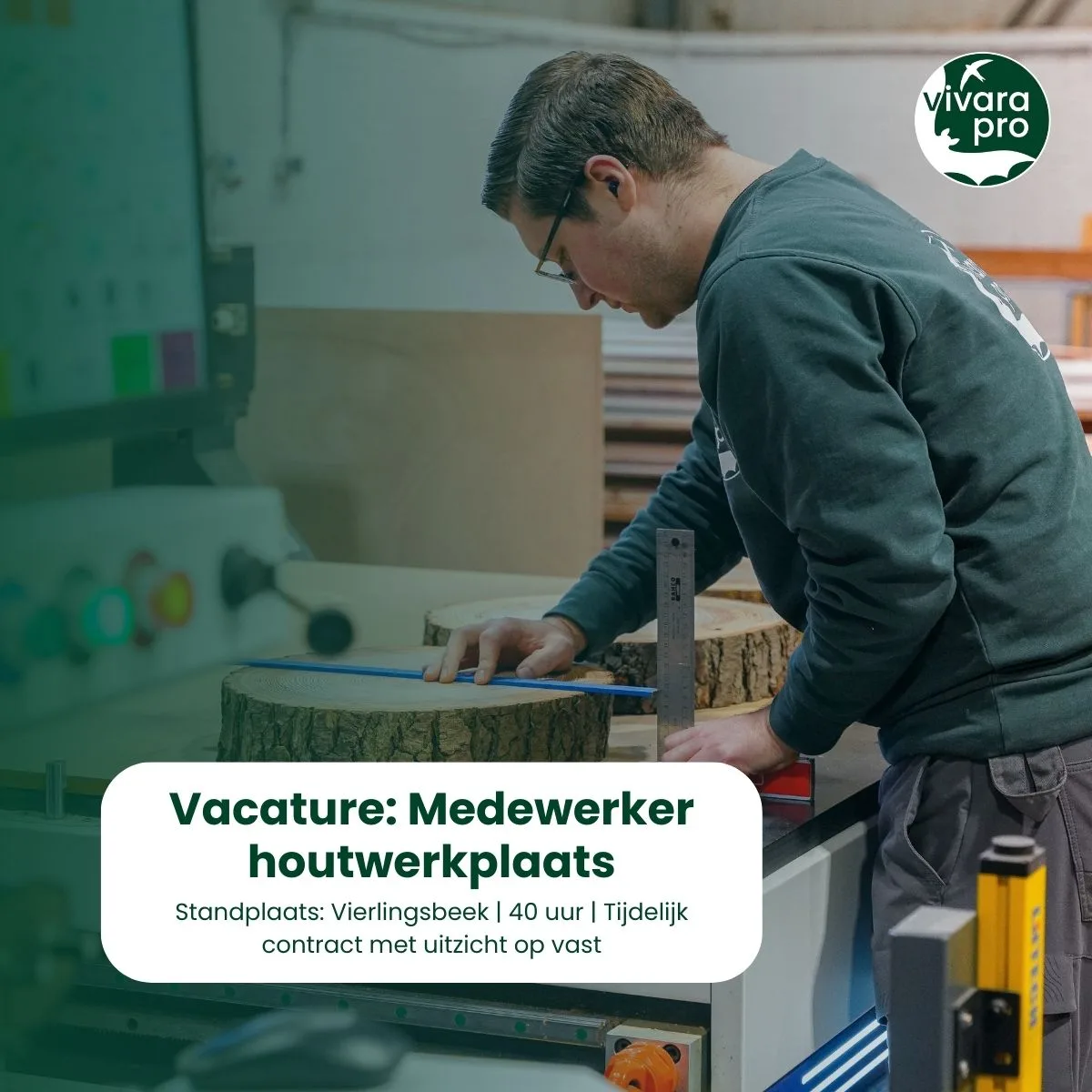 Social media bericht (10) Vacature houtwerkplaats
