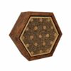 IP WA 06 Insectenwand Hex groot | 2 Afbeelding van het Hex Insectenhotel. Een product en voorziening van Vivara Pro dat insecten een veilig en duurzaam verblijf biedt en bijdraagt aan natuurinclusief bouwen
