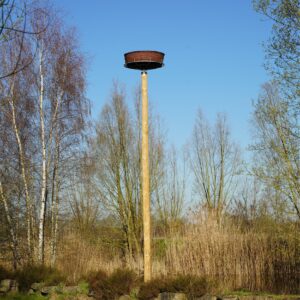 Kunstnest Ooievaar van Vivara Pro