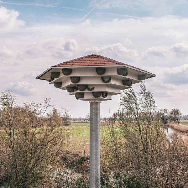 Huiszwaluwtil groot inclusief paal | 1 Huiszwaluwtil groot