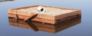 Afbeelding van een broedeiland van Vivara Pro x Drijvend groen voor watervogels